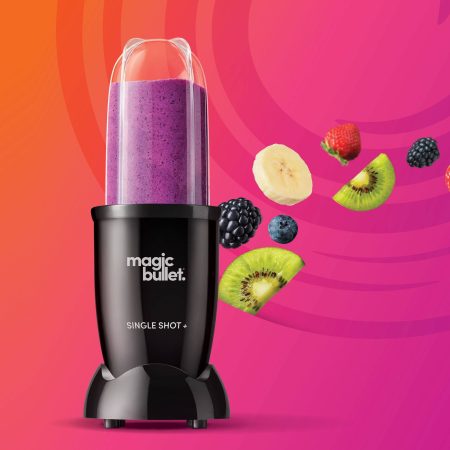 Magic Bullet Single Shot Blender BPA-Free, Black, 300 to 550mL