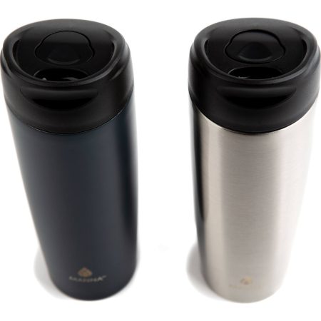 Manna Dash Insulated Stainless Steel Travel Mug with Leakrpoof Lid, Assorted, 2-pk