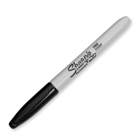 Sharpie Permanent Markers, Fine Point, Black, 2 Count