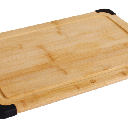 Vida by Paderno Bamboo Cutting Board, Non-Slip, 12-in x 18-in