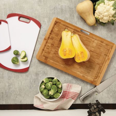 MASTER Chef Polyethylene Cutting Boards, Dishwasher Safe, Non-Slip, 2-pk