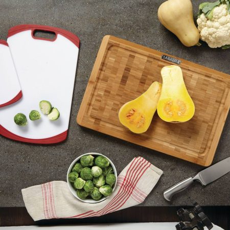 MASTER Chef Polyethylene Cutting Boards, Dishwasher Safe, Non-Slip, 2-pk