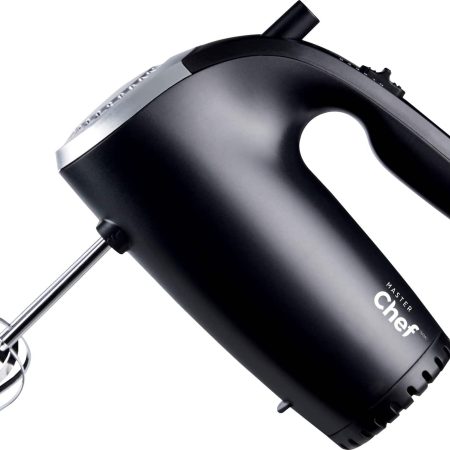 MASTER Chef 5 Variable Speed Hand Mixer, Black