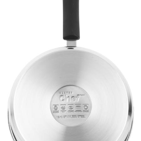 MASTER Chef 18/10 Stainless Steel Saucepan, Dishwasher Safe, 2-qt