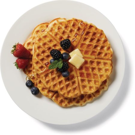 MASTER Chef Round, Non-Stick Waffle Maker, Silver