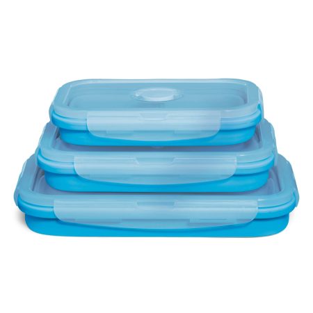 MASTER Chef Collapsible Silicone Food Storage Container Set Non-stick, 6-pc