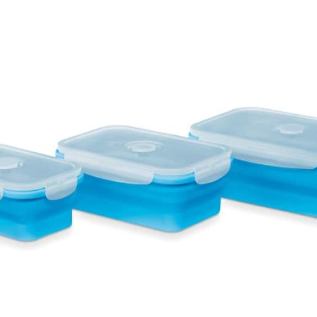 MASTER Chef Collapsible Silicone Food Storage Container Set Non-stick, 6-pc