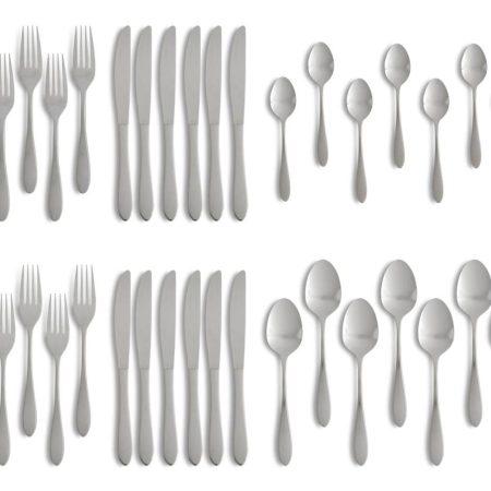 MASTER Chef 60pc Stainless Steel Flatware Set, Serves 12