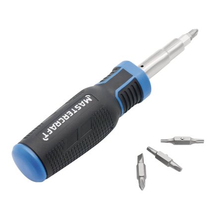 Mastercraft 11-in-1 Muti-Bit Screwdriver and Nut Driver Set, Quick Bit Change