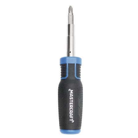 Mastercraft 11-in-1 Muti-Bit Screwdriver and Nut Driver Set, Quick Bit Change