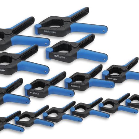 Mastercraft 14-pc Plastic Spring Clamp Set, 3/4-in, 1-in, 2-in and 3-in