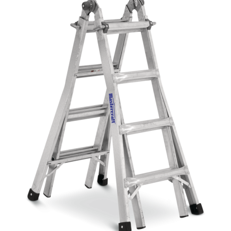 Mastercraft Grade 1A Aluminum Multi-Task Ladder, 17-ft, 300-lb