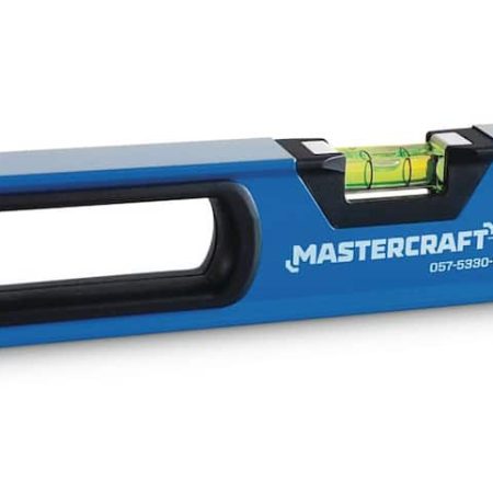 Mastercraft Aluminum Box Spirit Level, 24-in, Blue