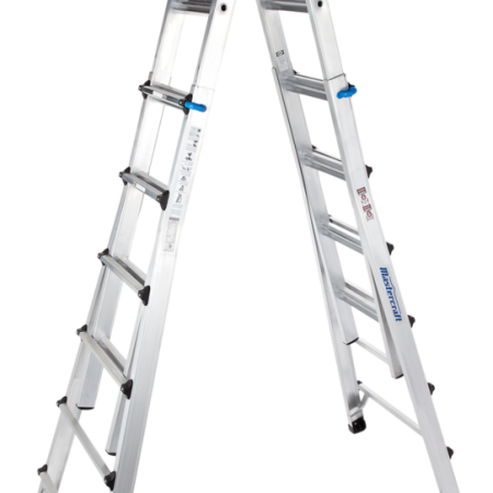 Mastercraft Grade 1A Aluminum Multi-Task Ladder, 25-ft, 300-lb