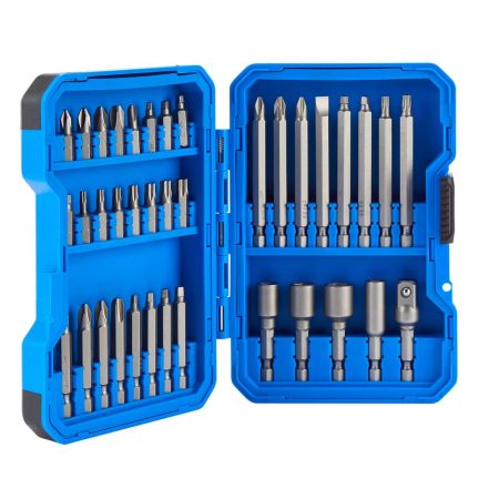 Mastercraft Carbide Assorted Screwdriver Bit Set , 37-pc