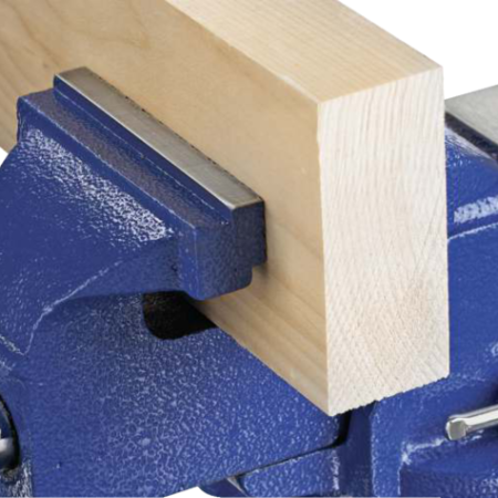 Mastercraft Vise with Swivel Base, 4-in