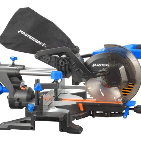 Mastercraft Single-Bevel Sliding Mitre Saw with Extension Table, 7-1/4-in