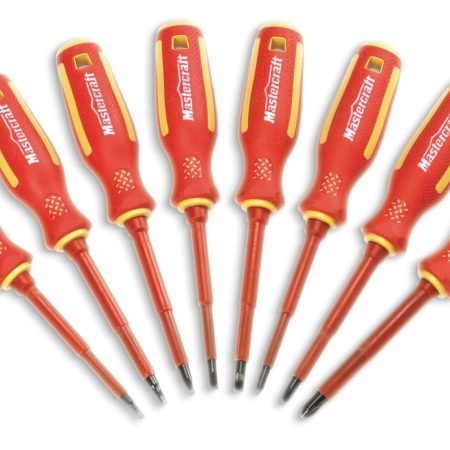 Mastercraft 8-pc 1000-Volt Insulated Magnetic Tip Screwdriver Set