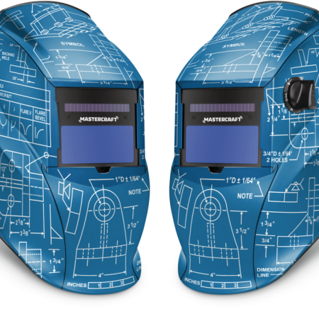 Mastercraft Shades 9-13 Autodarkening Welding Helmet, BluePrint