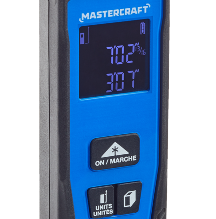 Mastercraft Laser Distance Measure, 20-m/65-ft