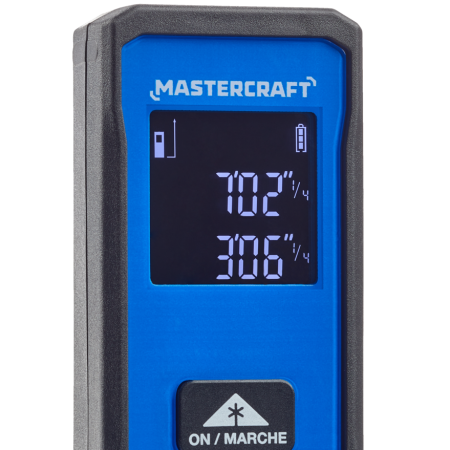 Mastercraft Laser Distance Measure, 20-m/65-ft