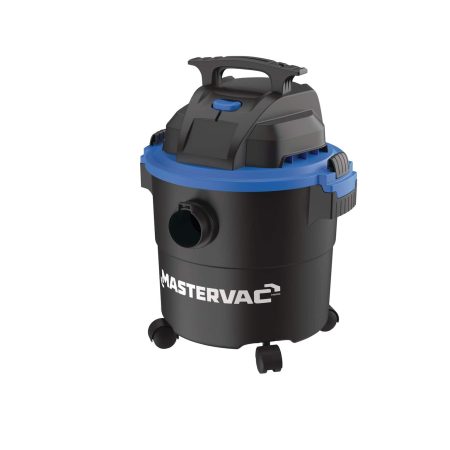 Mastervac AT18115P 4.0 Peak HP Poly Wet/Dry Shop Vacuum with Hose & Accessories, 18.9-L