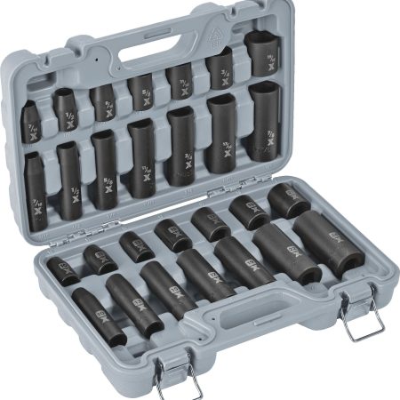 MAXIMUM 1/2-in Drive Professional Grade Impact Socket Set, 28-pc, CRMO