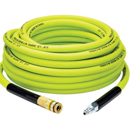 MAXIMUM Lightweight Rubber & PVC Air Hose, 3/8-in x 50-ft