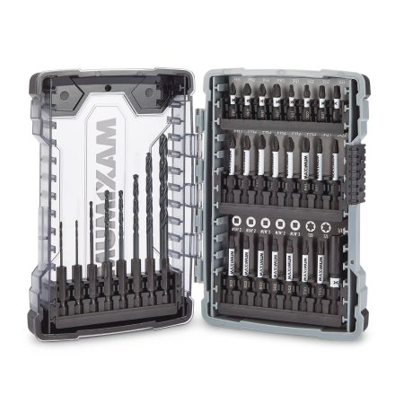 MAXIMUM Impact Magnetic Carbide Assorted Screwdriver & Drill Bit Set , 32-pc