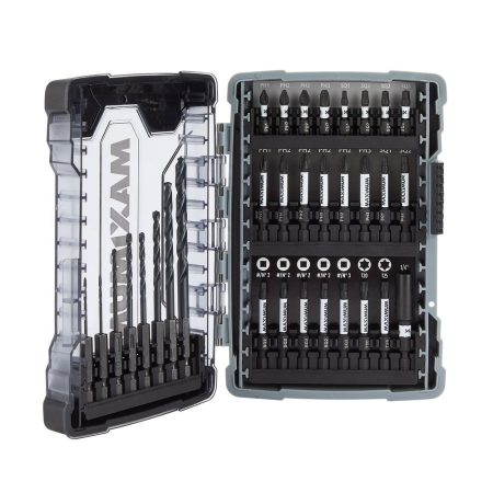 MAXIMUM Impact Magnetic Carbide Assorted Screwdriver & Drill Bit Set , 32-pc