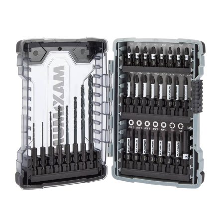 MAXIMUM Impact Magnetic Carbide Assorted Screwdriver & Drill Bit Set , 32-pc