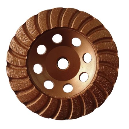 MAXIMUM Turbo 4-1/2-in Diamond Coated Cup Wheel for Concrete, Cement, Stone