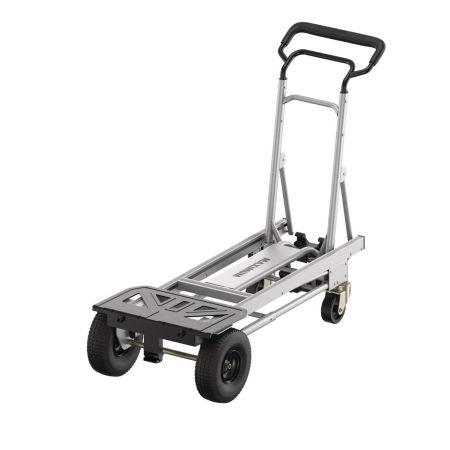 MAXIMUM 4-in-1 Hybrid Aluminum Hand Truck & Cart w/ Pneumatic Tires, 800-lb/1000-lb