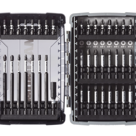 MAXIMUM Impact Ready Magnetic Carbide Assorted Screwdriver Bit Set , 40-pc