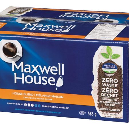 Maxwell House House Blend Medium Roast Coffee Pods, 585-g, 60-pk