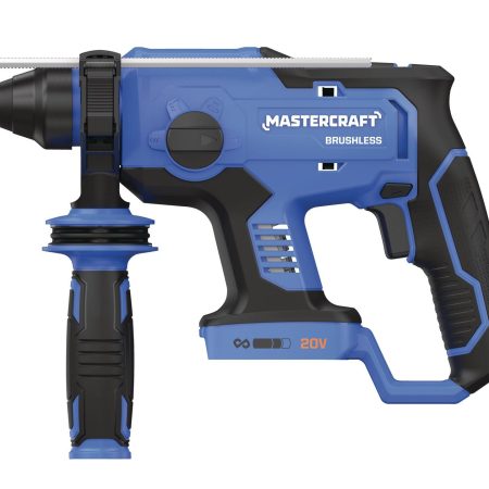 Mastercraft 7/8-in Brushless Rotary Hammer, SDS-Plus Chuck, 4 Functions