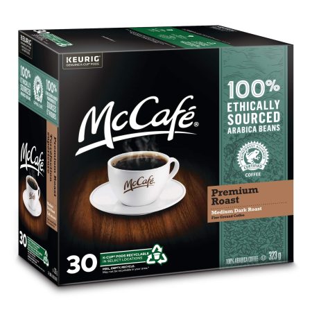 McCafé Premium Medium Dark Roast, K-Cup Coffee Pods, 323-g, 30-pk