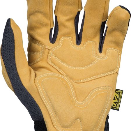 Mechanix Wear® Hook and Loop Cuff 4X Padded-Palm Glove, Black/Tan, Assorted Sizes