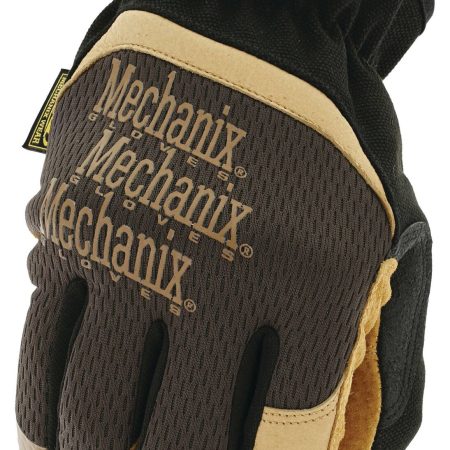 Mechanix Wear® FastFit® Leather Elastic Cuff Glove, Tan/Brown/Black, Assorted Sizes