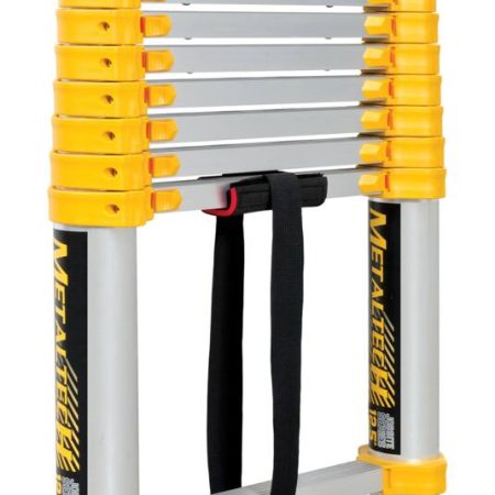 MetalTech CSA Approved Grade 1 Aluminum Telescopic Ladder, 12.5-ft, 250-lb