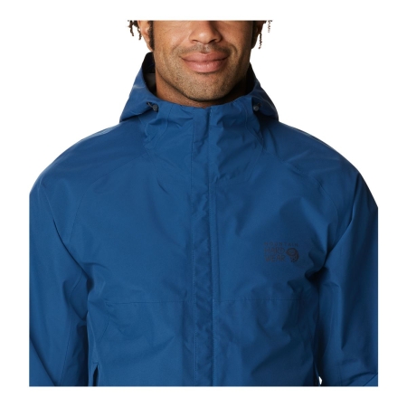 Mountain Hardwear Men's Exposure/2 Gore-Tex Paclite Hooded Rain Jacket, Waterproof, Lightweight