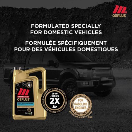 MotoMaster OEPLUS Domestic Premium 5W30 Synthetic Engine/Motor Oil, 5-L