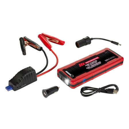 MotoMaster Booster Pack/Jump Starter & USB Power Bank, Lithium-ion, 1200-Amp, 12V