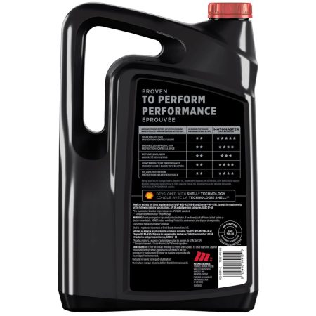 MotoMaster High Mileage 5W30 Synthetic Engine/Motor Oil, 5-L