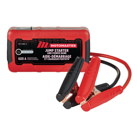 MotoMaster Booster Pack/Jump Starter & USB Power Bank, Lithium-ion, 600-Amp, 12V