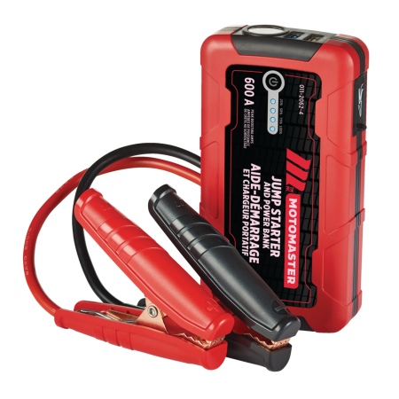 MotoMaster Booster Pack/Jump Starter & USB Power Bank, Lithium-ion, 600-Amp, 12V