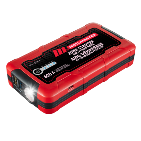 MotoMaster Booster Pack/Jump Starter & USB Power Bank, Lithium-ion, 600-Amp, 12V