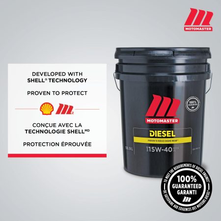 MotoMaster 15W40 Conventional Diesel Oil, 5-L