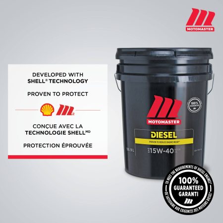 MotoMaster 15W40 Conventional Diesel Engine/Motor Oil, 18.9-L