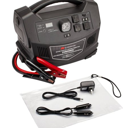 MotoMaster Eliminator PowerBox® Portable Power Pack & Battery Booster/Jump Starter, 1600 Peak Amps, 600W